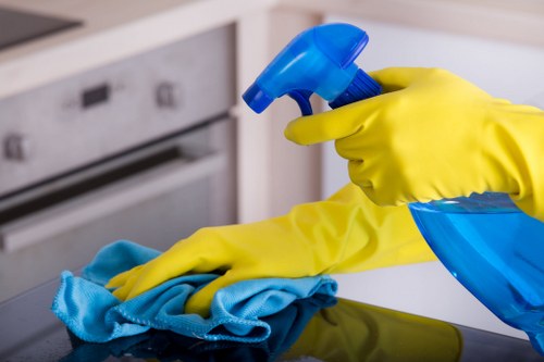 Protected carpet cleaning payment process in East Barnet
